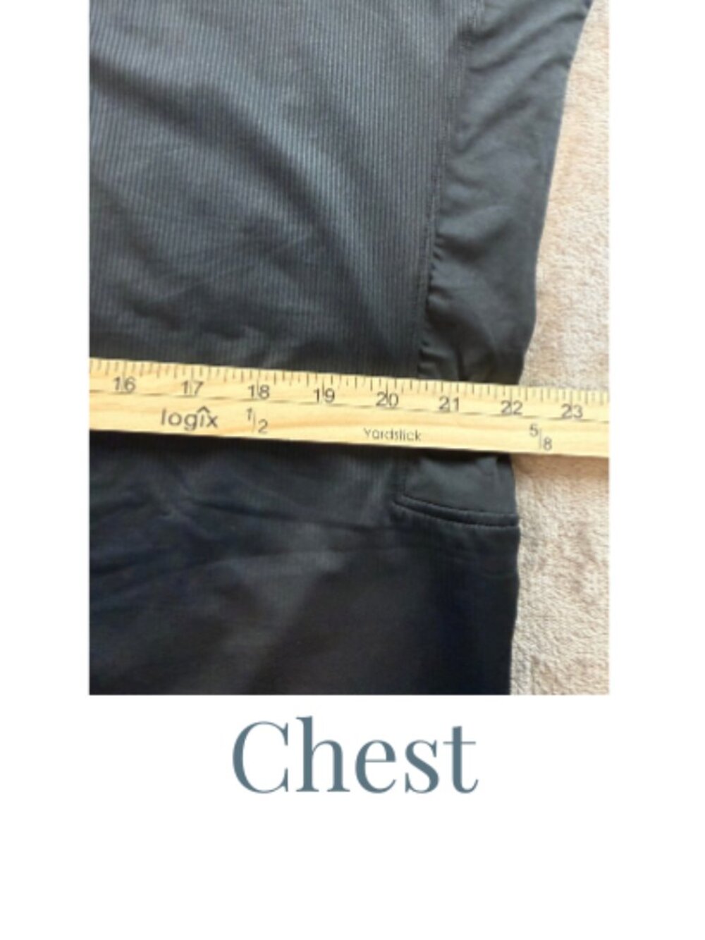 Adidas Yoga Top Large Black Athletic Tee Workout Activewear NWT - Picture 4 of 8